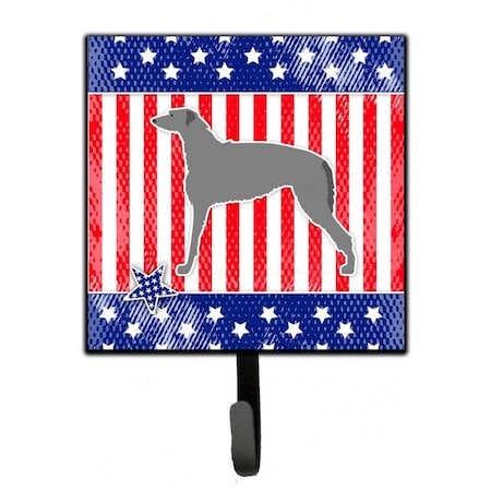 Carolines Treasures USA Patriotic Scottish Deerhound Leash or Key Holder BB3296SH4